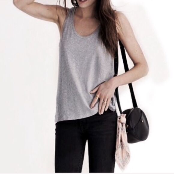 MADEWELL Grey Tank Top! Size M - Picture 7 of 8